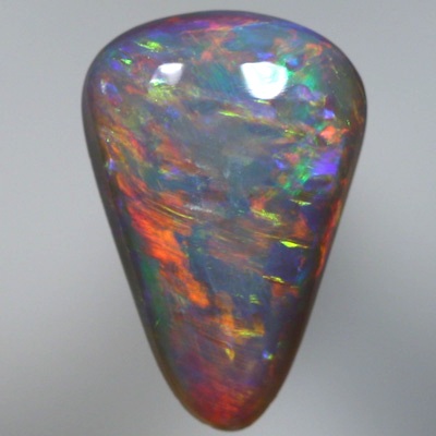 SOLID SEMI BLACK OPAL Great pendant stone, Golden colours